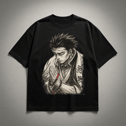 Gyomei Vintage V1 Oversized T-shirt | Demon Slayer