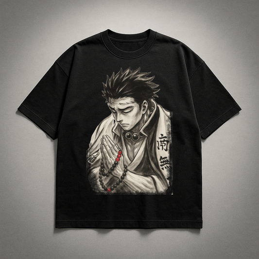 Gyomei Vintage V1 Oversized T-shirt | Demon Slayer