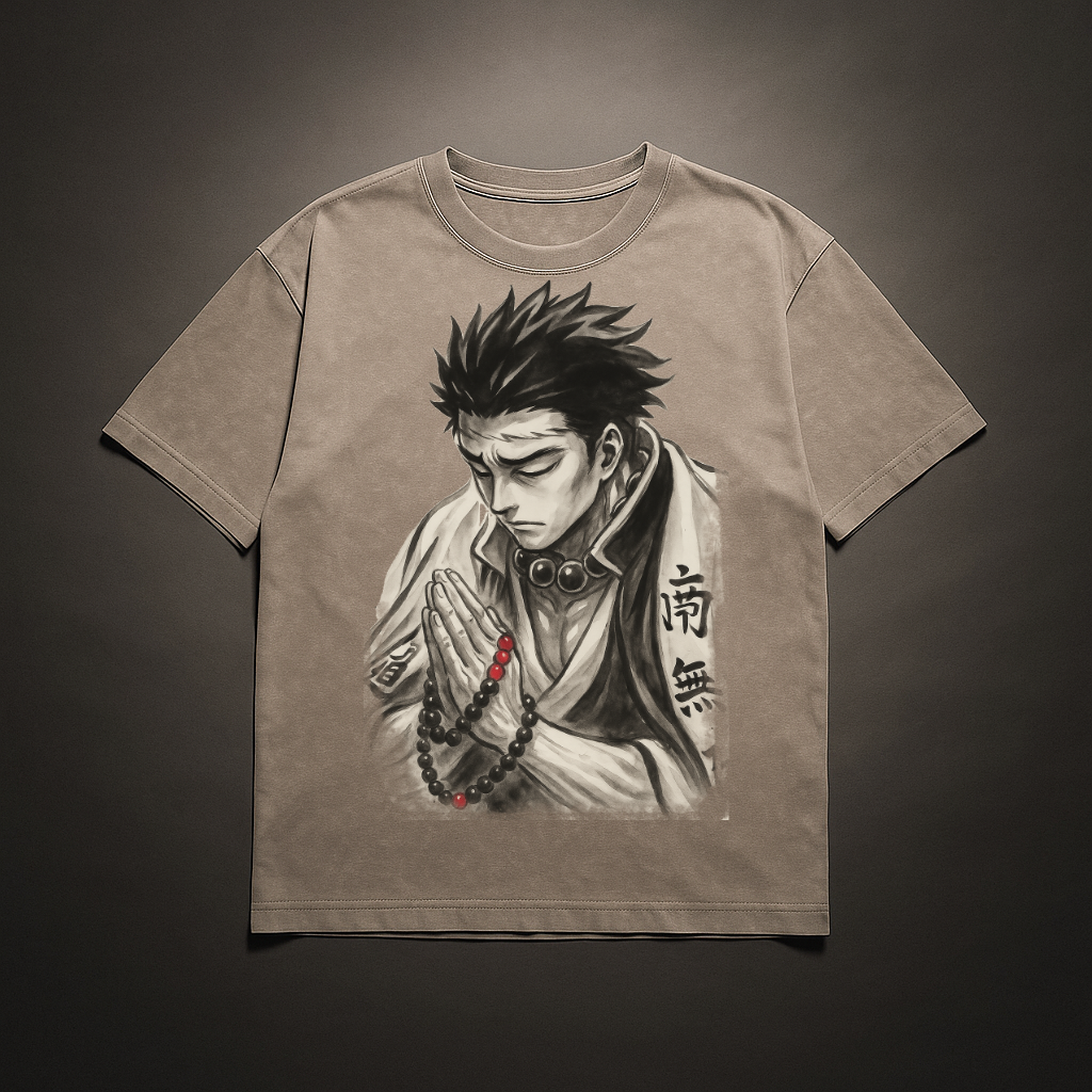 Gyomei Vintage V1 Washed Tee | Demon Slayer