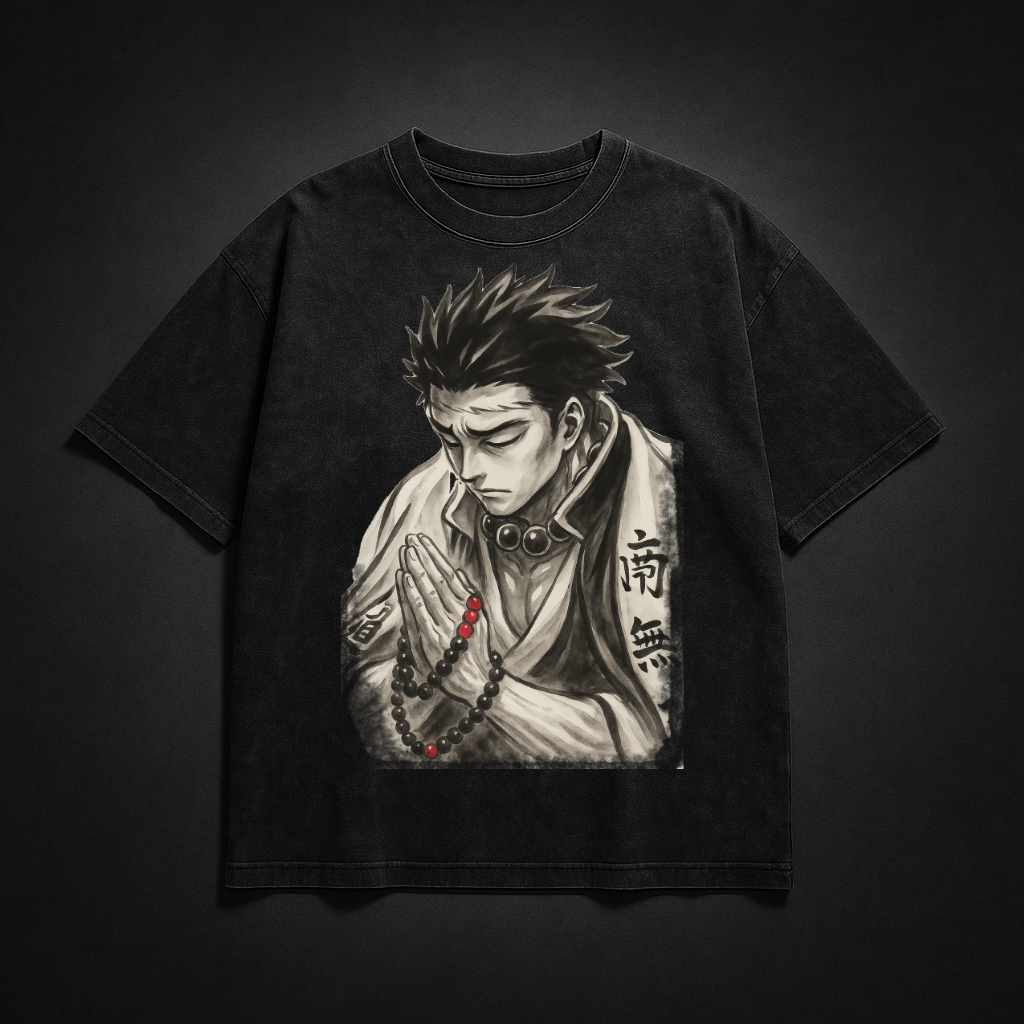 Gyomei Vintage V1 Washed Tee | Demon Slayer