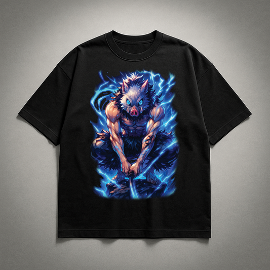 Inosuke Beast Breathing V1 Oversized T-shirt | Demon Slayer