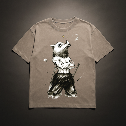 Inosuke Vintage V1 Washed Tee | Demon Slayer