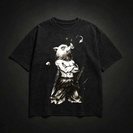 Inosuke Vintage V1 Washed Tee | Demon Slayer