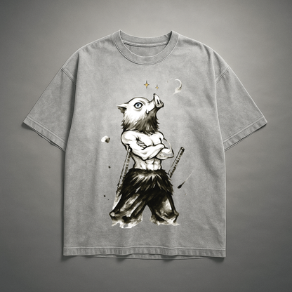 Inosuke Vintage V1 Washed Tee | Demon Slayer