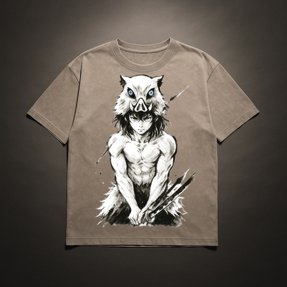 Inosuke Vintage V2 Washed Tee | Demon Slayer