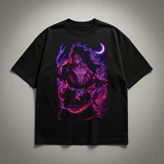 Kokushibo Moon Breathing V2 Oversized T-shirt | Demon Slayer