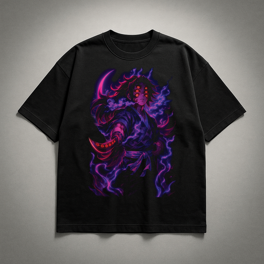 Kokushibo Moon Breathing V3 Oversized T-shirt | Demon Slayer