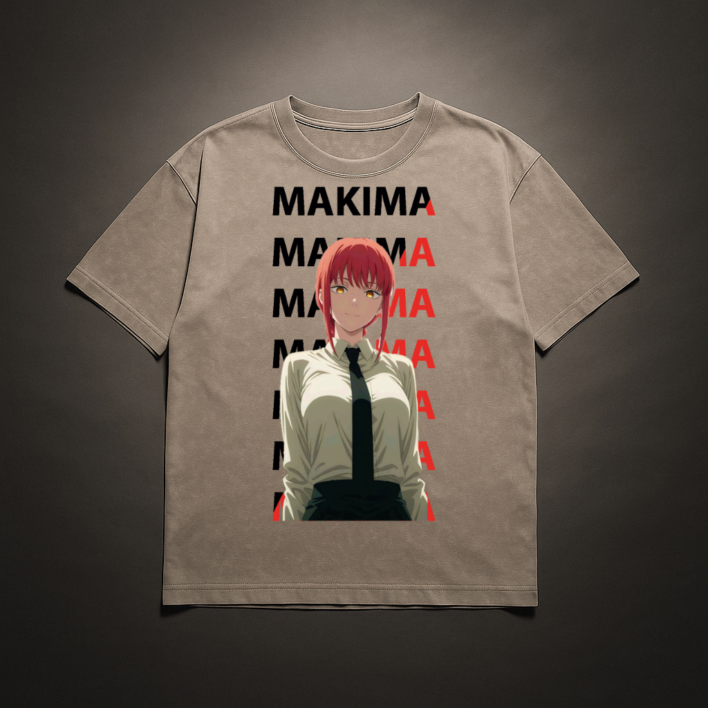 Makima V1 Washed Tee | Chainsaw Man