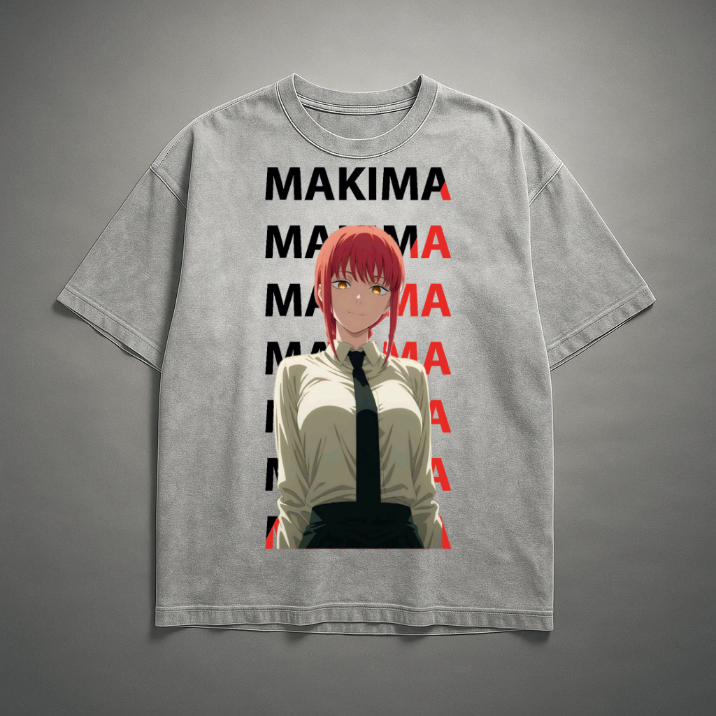 Makima V1 Washed Tee | Chainsaw Man