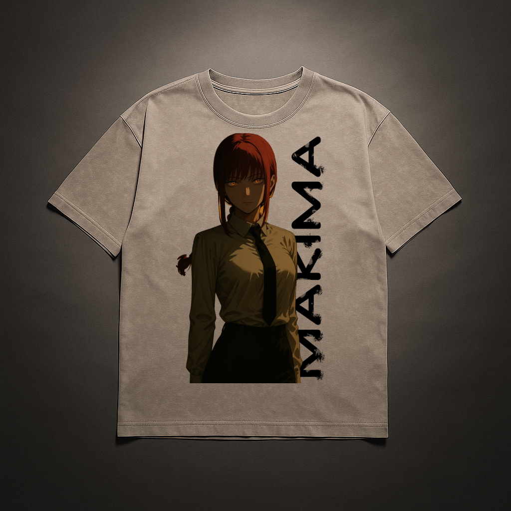 Makima V2 Washed Tee | Chainsaw Man