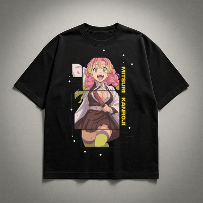 Mitsuri Digital Frame Oversized T-shirt | Demon Slayer