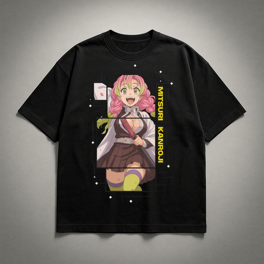 Mitsuri Digital Frame Oversized T-shirt | Demon Slayer