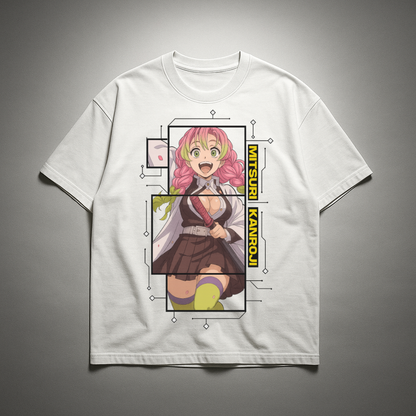 Mitsuri Digital Frame Oversized T-shirt | Demon Slayer