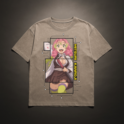 Mitsuri Digital Frame Washed Tee | Demon Slayer