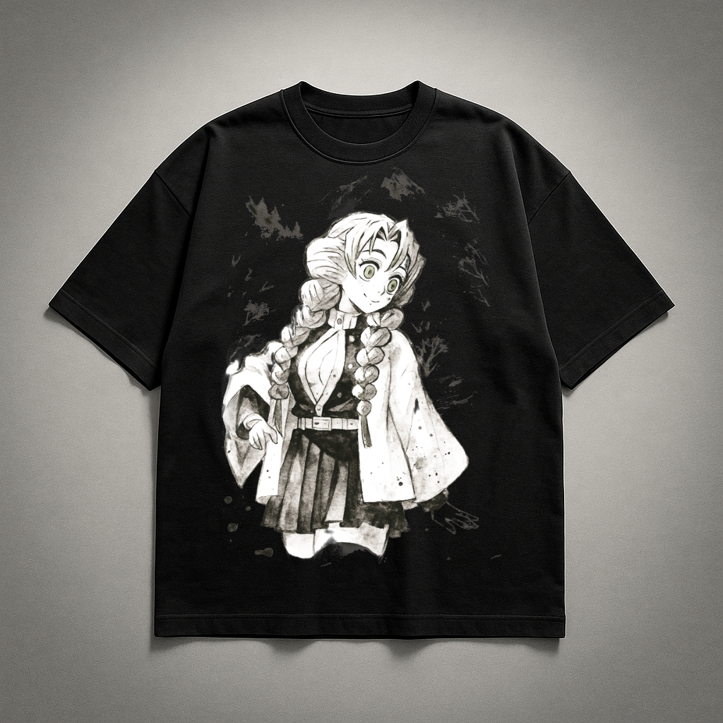 Mitsuri Vintage V1 Oversized T-shirt | Demon Slayer