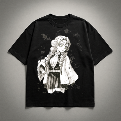 Mitsuri Vintage V1 Oversized T-shirt | Demon Slayer