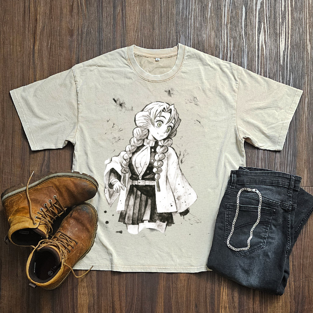 Mitsuri Vintage V1 Washed Tee | Demon Slayer