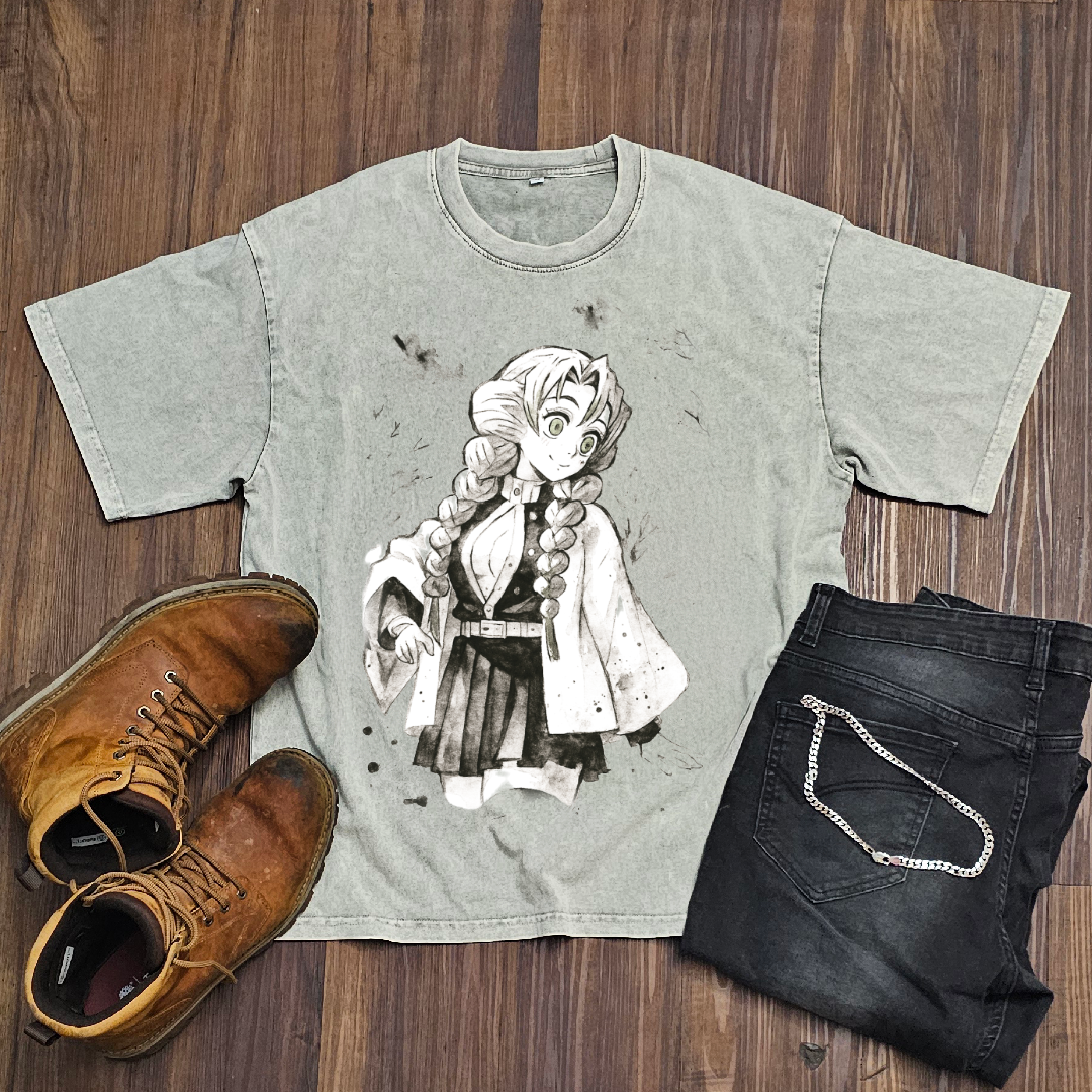 Mitsuri Vintage V1 Washed Tee | Demon Slayer