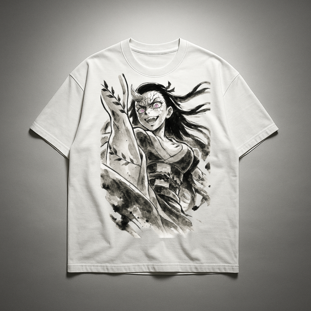 Nezuko Vintage V1 Oversized T-shirt | Demon Slayer