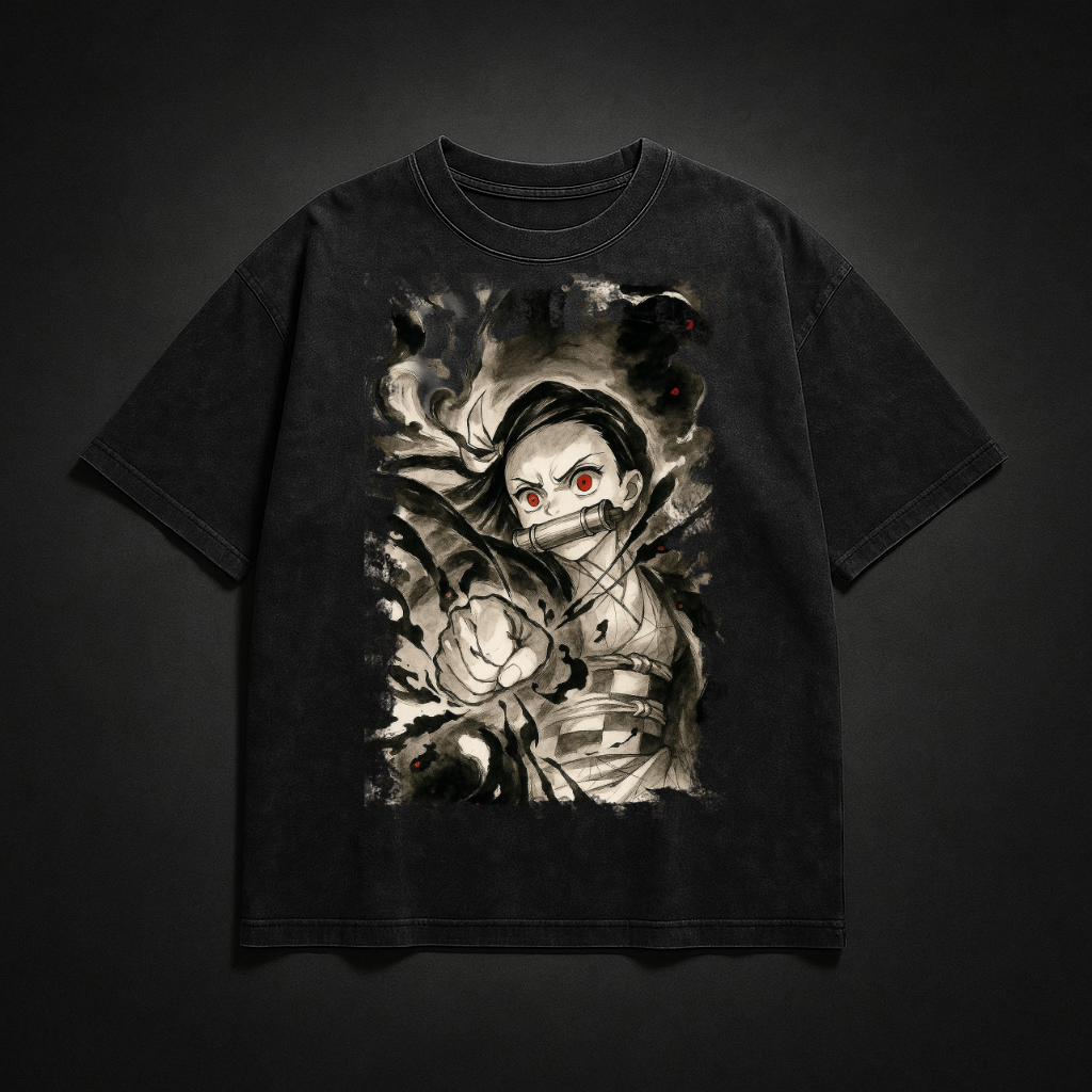 Nezuko Vintage V2 Washed Tee | Demon Slayer