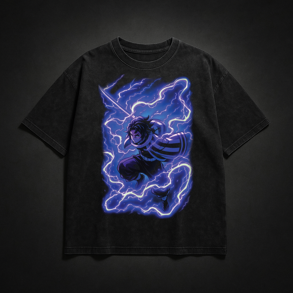 Obanai Serpent Breathing V1 Washed Tee | Demon Slayer