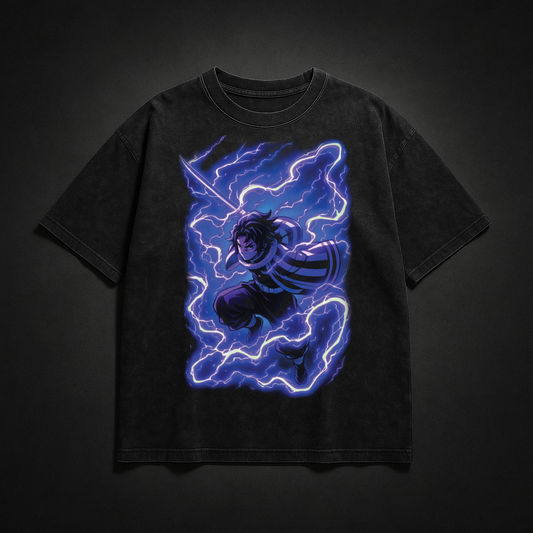 Obanai Serpent Breathing V1 Washed Tee | Demon Slayer
