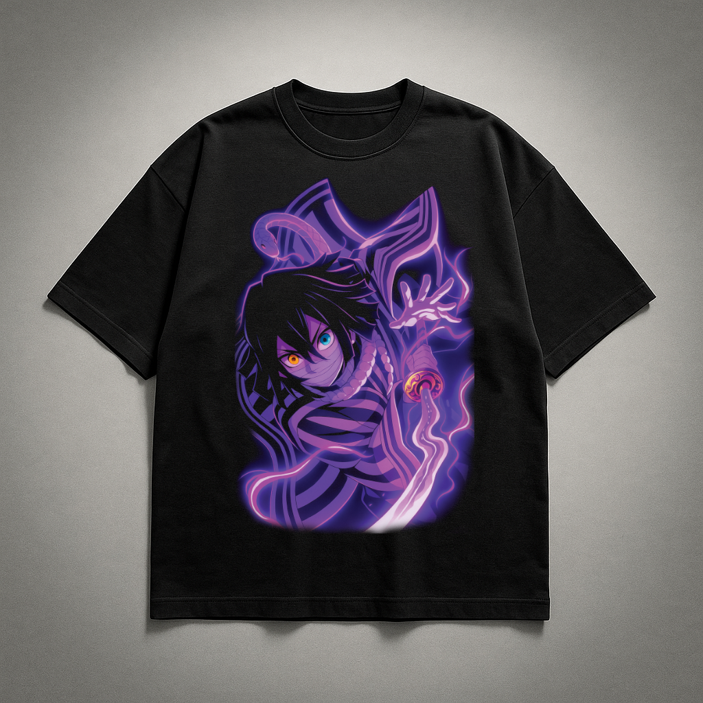 Obanai Serpent Breathing V2 Oversized T-shirt | Demon Slayer