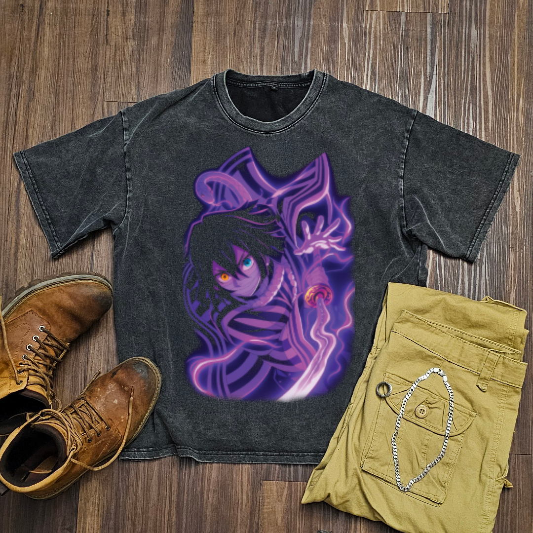 Obanai Serpent Breathing V2 Washed Tee | Demon Slayer