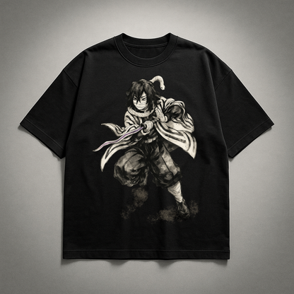 Obanai Vintage V1 Oversized T-shirt | Demon Slayer