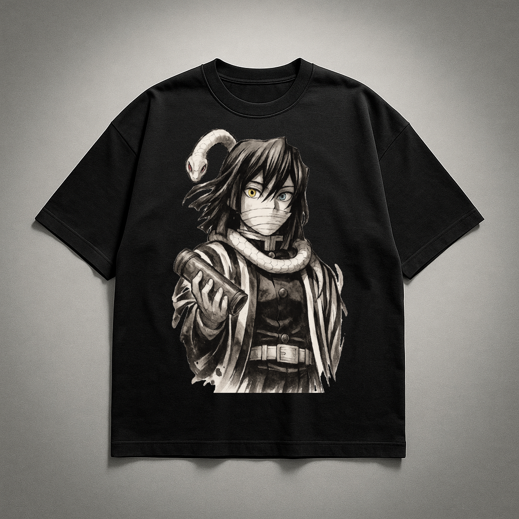 Obanai Vintage V2 Oversized T-shirt | Demon Slayer