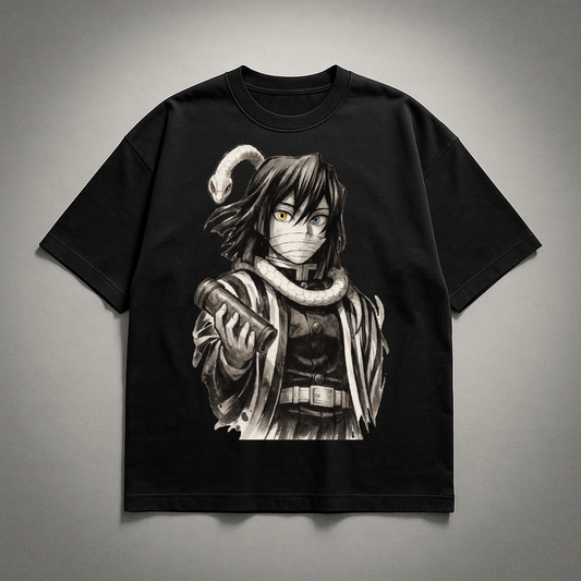Obanai Vintage V2 Oversized T-shirt | Demon Slayer