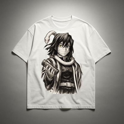Obanai Vintage V2 Oversized T-shirt | Demon Slayer