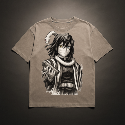 Obanai Vintage V2 Washed Tee | Demon Slayer