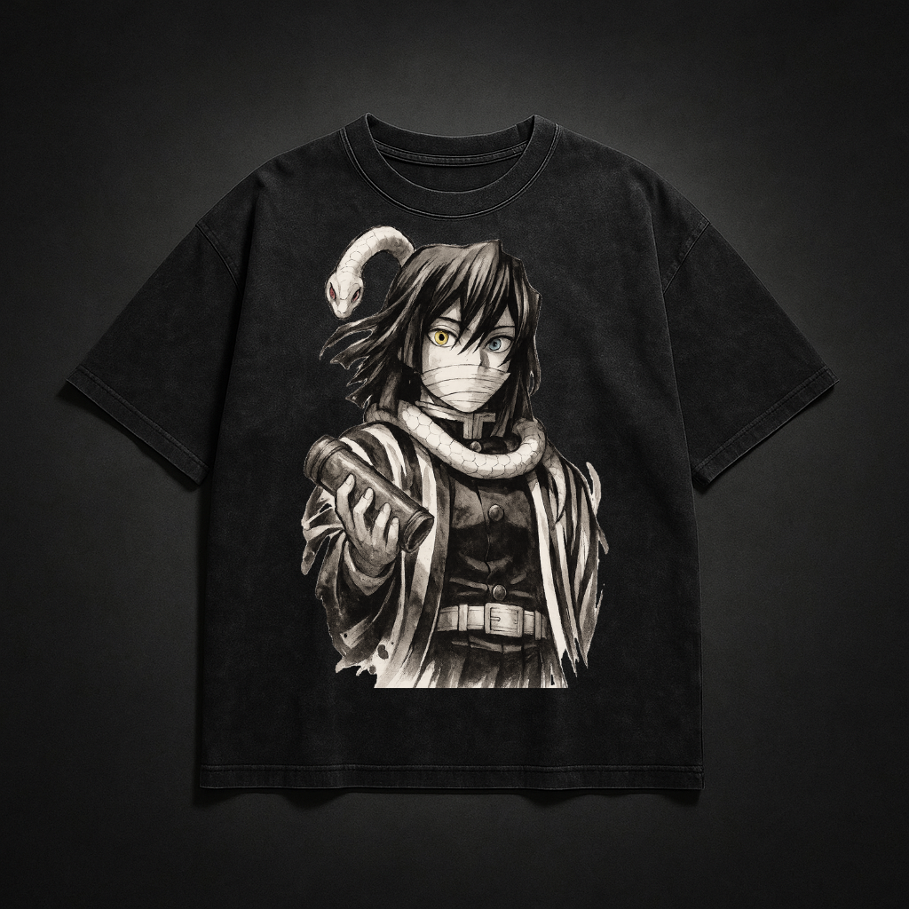 Obanai Vintage V2 Washed Tee | Demon Slayer