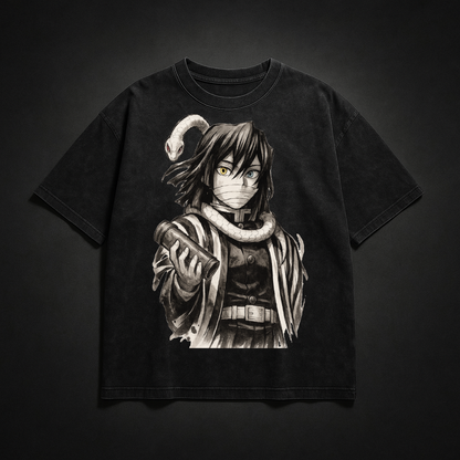 Obanai Vintage V2 Washed Tee | Demon Slayer