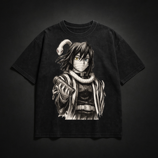 Obanai Vintage V2 Washed Tee | Demon Slayer