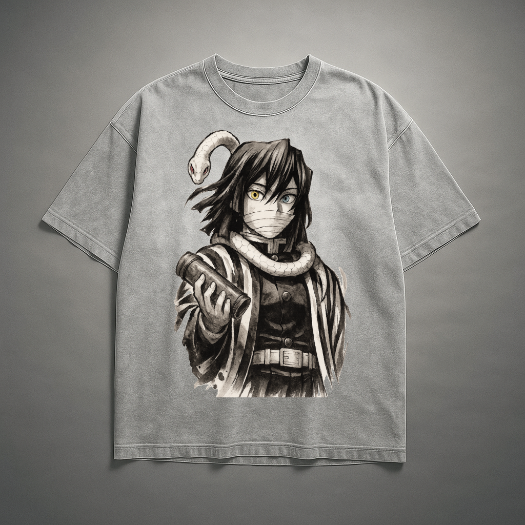 Obanai Vintage V2 Washed Tee | Demon Slayer