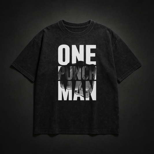 One Punch Man Washed Tee