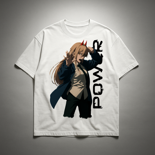 Power V2 Oversized T-shirt | Chainsaw Man