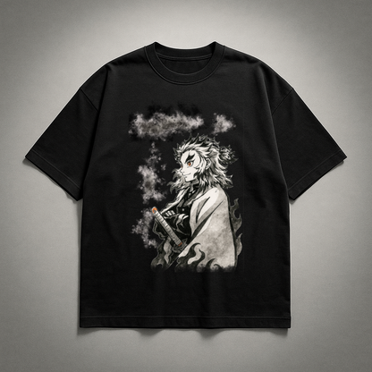 Rengoku Vintage V1 Oversized T-shirt | Demon Slayer