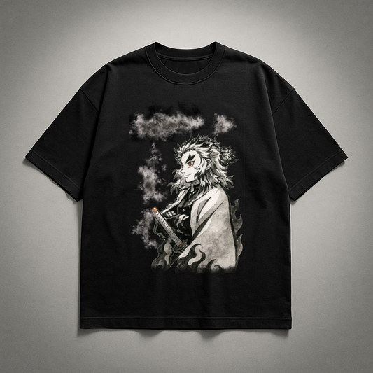 Rengoku Vintage V1 Oversized T-shirt | Demon Slayer