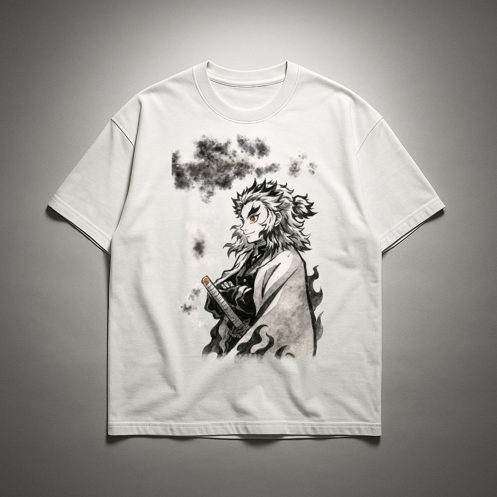 Rengoku Vintage V1 Oversized T-shirt | Demon Slayer
