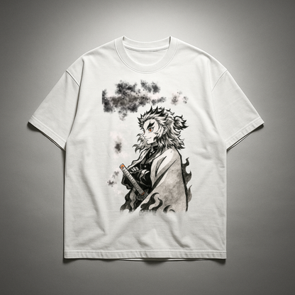 Rengoku Vintage V1 Oversized T-shirt | Demon Slayer