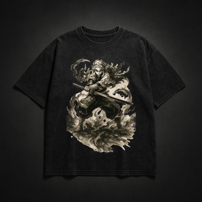 Rengoku Vintage V2 Washed Tee | Demon Slayer