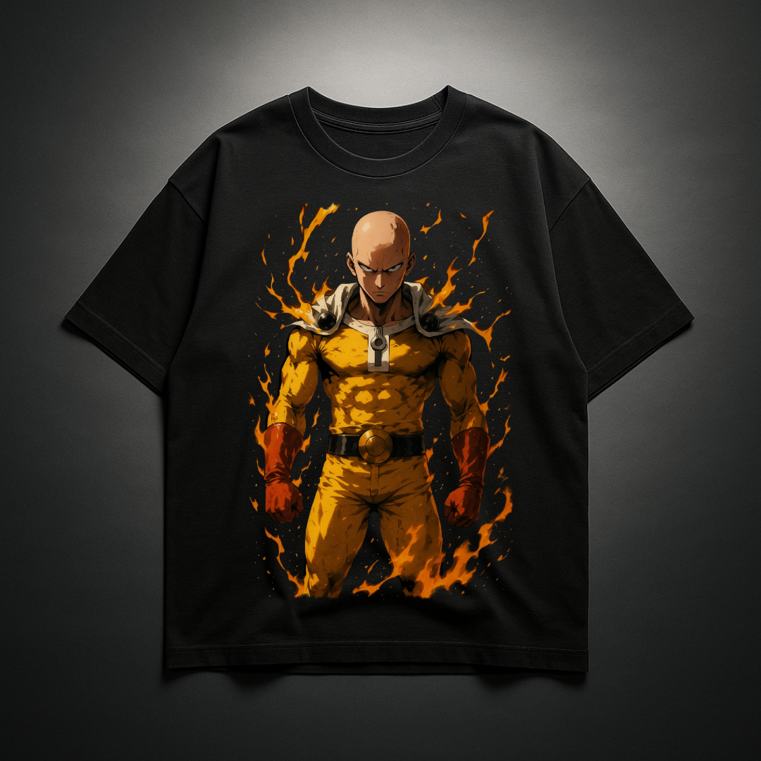 Saitama V1 Oversized Tee | One Punch Man