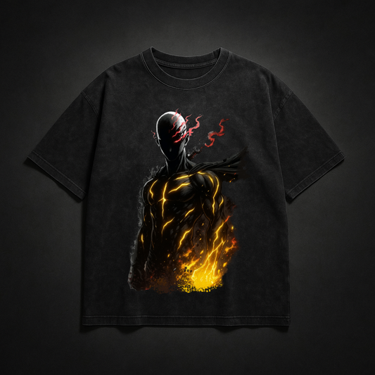 Saitama V2 Washed Tee | One Punch Man