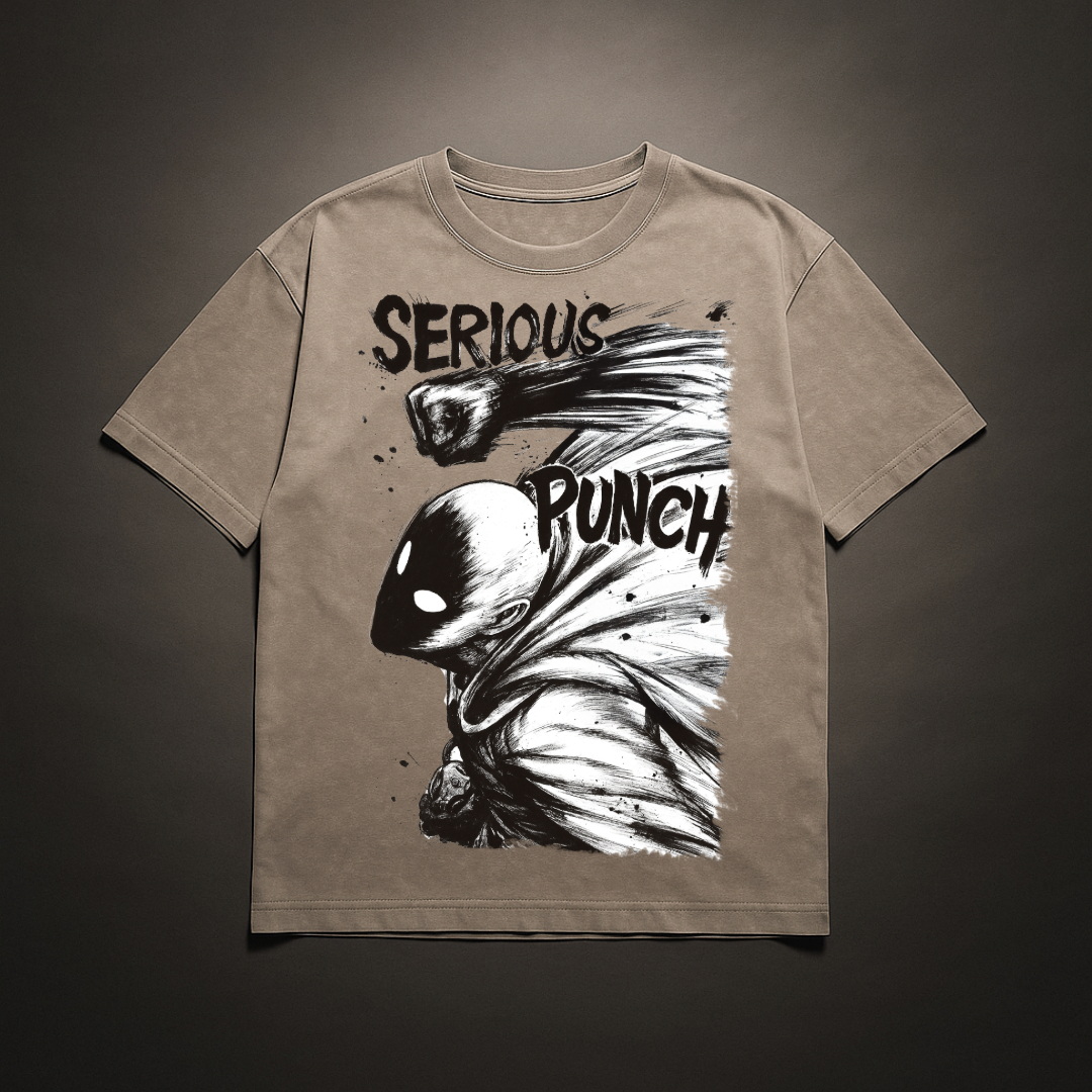 Saitama V3 Washed Tee | One Punch Man