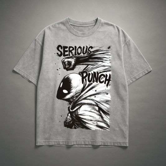 Saitama V3 Washed Tee | One Punch Man