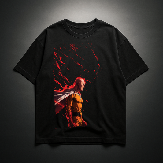 Saitama V4 Oversized Tee | One Punch Man