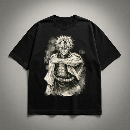 Sanemi Vintage V1 Oversized T-shirt | Demon Slayer